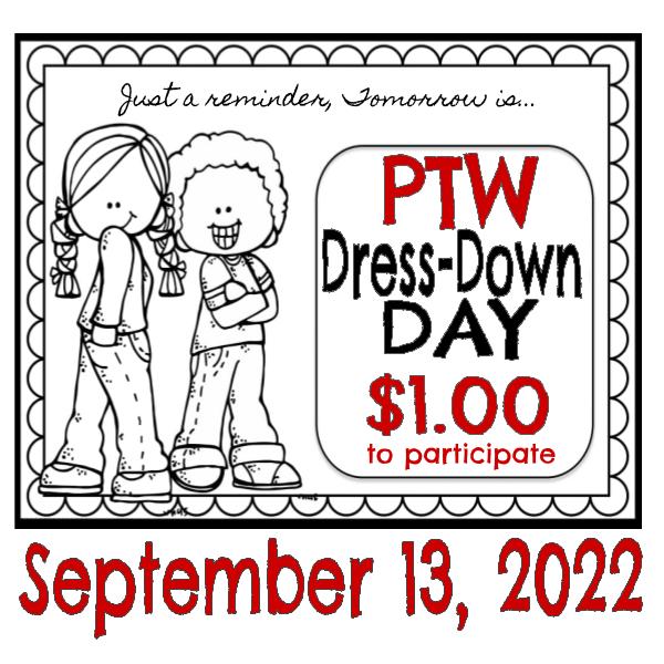 PTW Dollar Dress Down