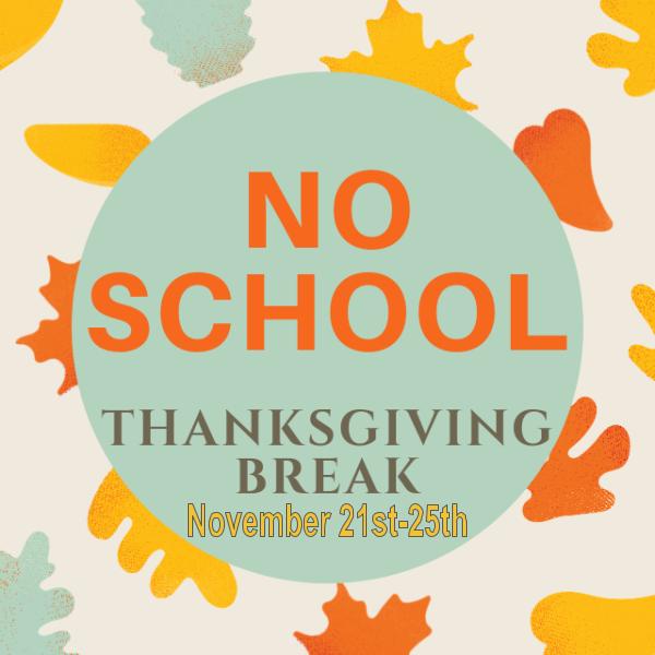 No School-Thanksgiving Break